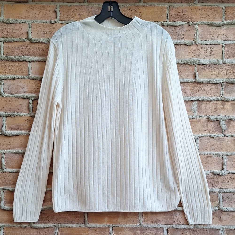 Banana Republic Washable Merino Ribbed Sweater In Responsible Wool